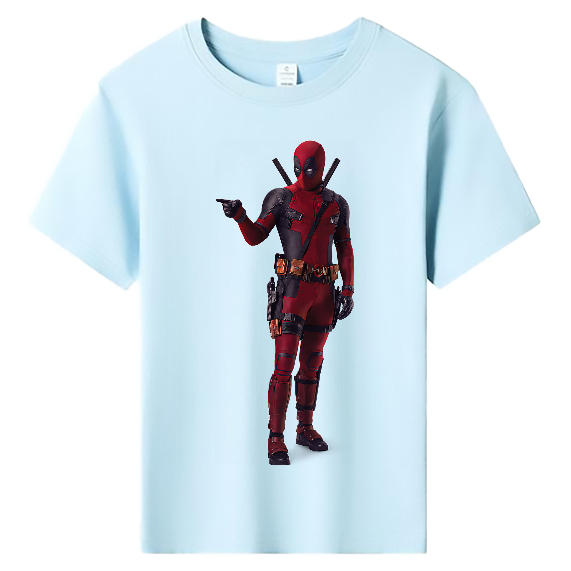（画像用） Deadpool デッドプール 綿100％キッズTシャツ（フロントプリント）